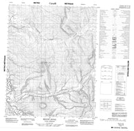 116I10 Mount Joyal Canadian topographic map, 1:50,000 scale