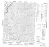 116I12 Ellen Creek Canadian topographic map, 1:50,000 scale
