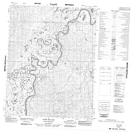 116I13 Anik Island Canadian topographic map, 1:50,000 scale