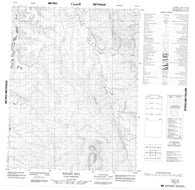 116I15 Polley Hill Canadian topographic map, 1:50,000 scale