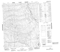 116J01 No Title Canadian topographic map, 1:50,000 scale