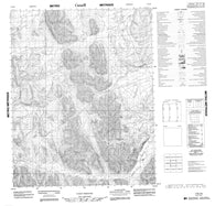 116J05 No Title Canadian topographic map, 1:50,000 scale