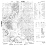 116J11 Bear Cave Mountain Canadian topographic map, 1:50,000 scale