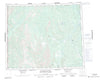 116J Porcupine River Canadian topographic map, 1:250,000 scale