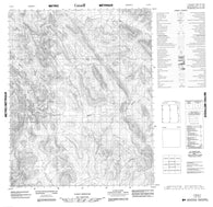 116K01 No Title Canadian topographic map, 1:50,000 scale