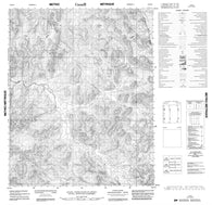 116K02 No Title Canadian topographic map, 1:50,000 scale