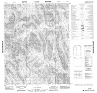 116K08 No Title Canadian topographic map, 1:50,000 scale