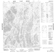 116K09 No Title Canadian topographic map, 1:50,000 scale