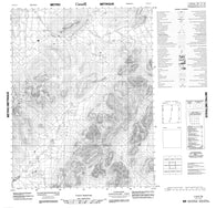 116K16 No Title Canadian topographic map, 1:50,000 scale