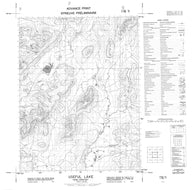116N01 Useful Lake Canadian topographic map, 1:50,000 scale