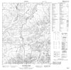 116N02 Bluefish River Canadian topographic map, 1:50,000 scale
