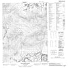 116N09 Old Crow Range Canadian topographic map, 1:50,000 scale