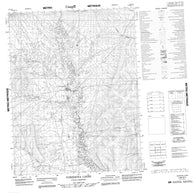 116O01 Voreekwa Lakes Canadian topographic map, 1:50,000 scale