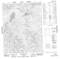 116O02 Sharp Mountain Canadian topographic map, 1:50,000 scale
