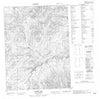 116O07 Choho Hill Canadian topographic map, 1:50,000 scale