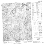 116O08 Cranberry Hill Canadian topographic map, 1:50,000 scale