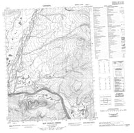 116O09 Rat Indian Creek Canadian topographic map, 1:50,000 scale