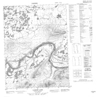 116O10 Cadzow Lake Canadian topographic map, 1:50,000 scale