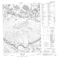 116O11 Nothla Hill Canadian topographic map, 1:50,000 scale