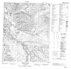 116P02 Pebble Brook Canadian topographic map, 1:50,000 scale
