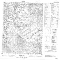 116P07 Moses Hill Canadian topographic map, 1:50,000 scale