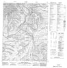 116P08 Mount Millen Canadian topographic map, 1:50,000 scale