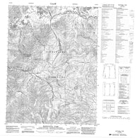 116P09 Mcdougall Pass Canadian topographic map, 1:50,000 scale