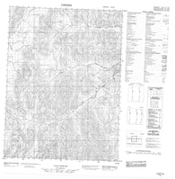116P14 No Title Canadian topographic map, 1:50,000 scale
