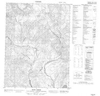 116P16 Scho Creek Canadian topographic map, 1:50,000 scale