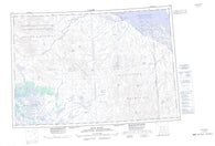 117A Blow River Canadian topographic map, 1:250,000 scale