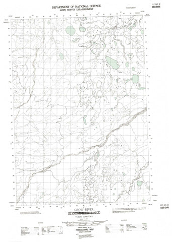 117D03W Crow River Canadian topographic map, 1:50,000 scale