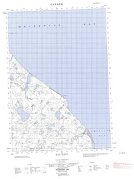 117D06W Kay Point Canadian topographic map, 1:50,000 scale