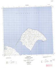 117D12E Herschel Island Canadian topographic map, 1:50,000 scale