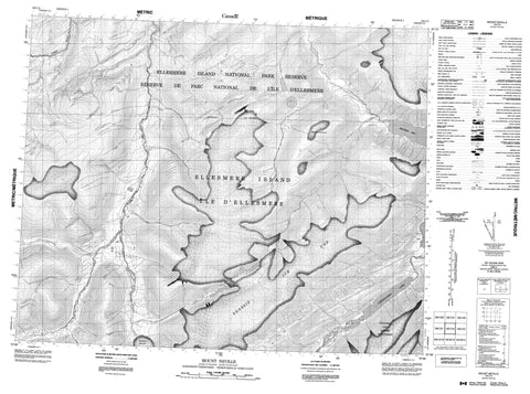 120C04 Mount Neville Canadian topographic map, 1:50,000 scale