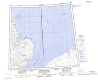 120E Robeson Channel Canadian topographic map, 1:250,000 scale