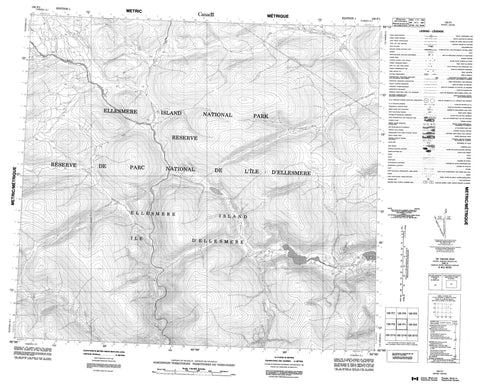 120F01 No Title Canadian topographic map, 1:50,000 scale