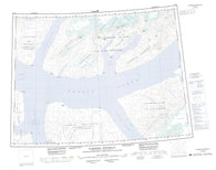 340B Elmerson Peninsula Canadian topographic map, 1:250,000 scale
