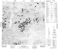 340E15 Disraeli Creek Canadian topographic map, 1:50,000 scale