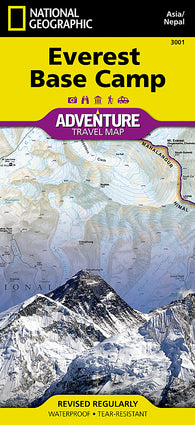 Buy map Everest Base Camp, Nepal, Adventure Map 3001 by National Geographic Maps
