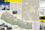 Khumbu, Nepal AdventureMap by National Geographic Maps - Front of map