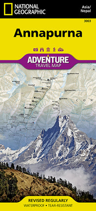 Buy map Annapurna, Nepal Adventure Map 3003 by National Geographic Maps
