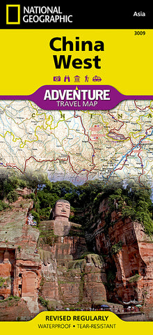 Buy map China, West Adventure Map 3009 by National Geographic Maps