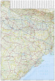 India, Northeast Adventure Map 3012 by National Geographic Maps - Back of map