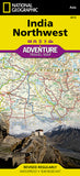 Buy map India, Northwest Adventure Map 3013 by National Geographic Maps