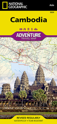 Buy map Cambodia, Adventure Map 3024 by National Geographic Maps