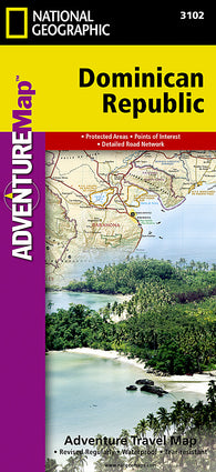 Buy map Dominican Republic Adventure Map 3102 by National Geographic Maps