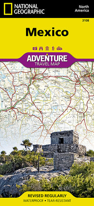 Buy map Mexico Adventure Map 3108 by National Geographic Maps