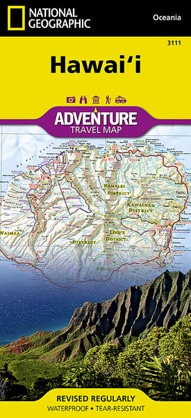 Buy map Hawaii Adventure Map 3111 by National Geographic Maps
