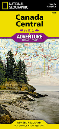 Buy map Canada, Central Adventure Map 3114 by National Geographic Maps