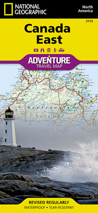 Buy map Canada, East Adventure Map 3115 by National Geographic Maps